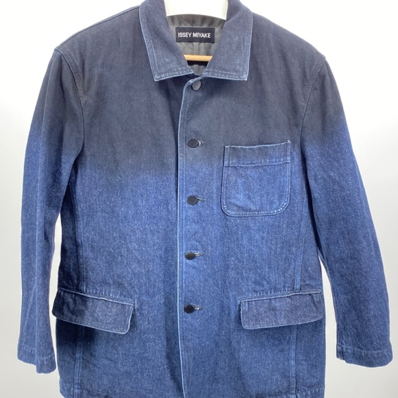 Issey Miyake Other - Issey Miyake Gradient Denim Chore Coat